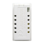 USB зарядное устройство,  2.1A,  Type A + C,  1 мод.,  бел. (22.5х45мм)