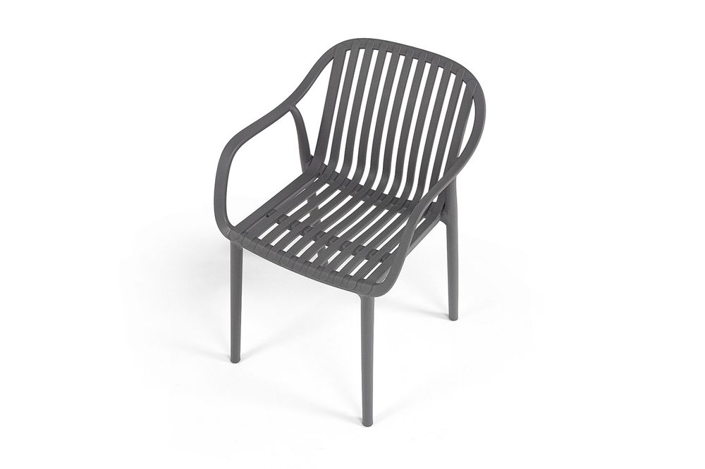 "Мохито" обеденная группа на 2 персоны, цвет темно-серый