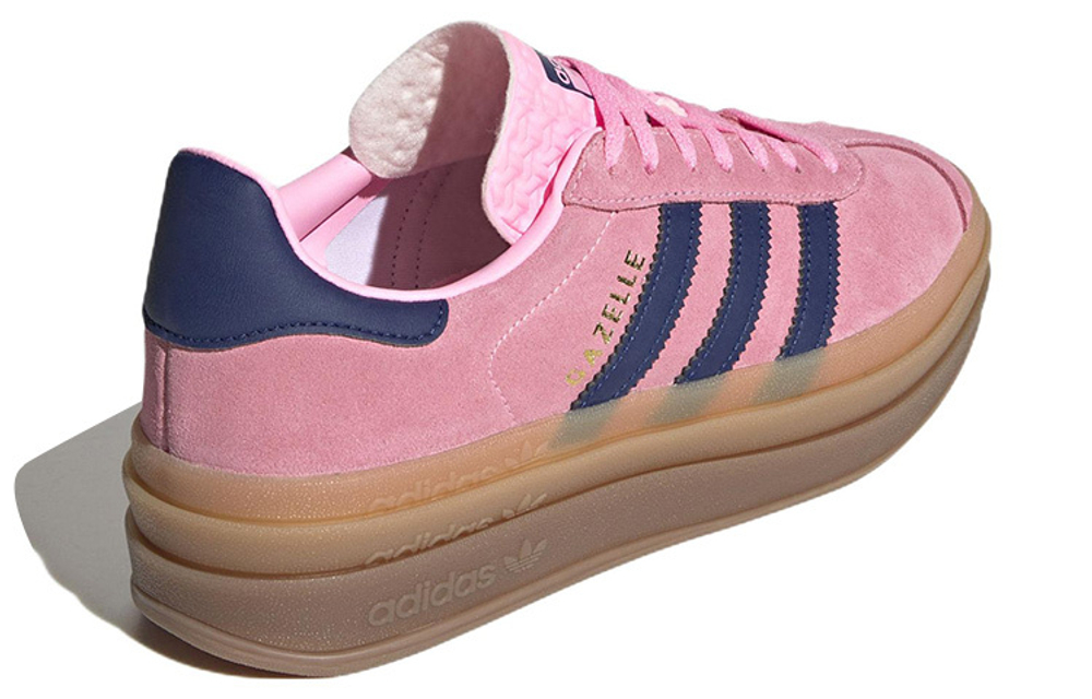 Adidas originals Gazelle Bold non-slip wear-resistant increased low-top sneakers women's pink