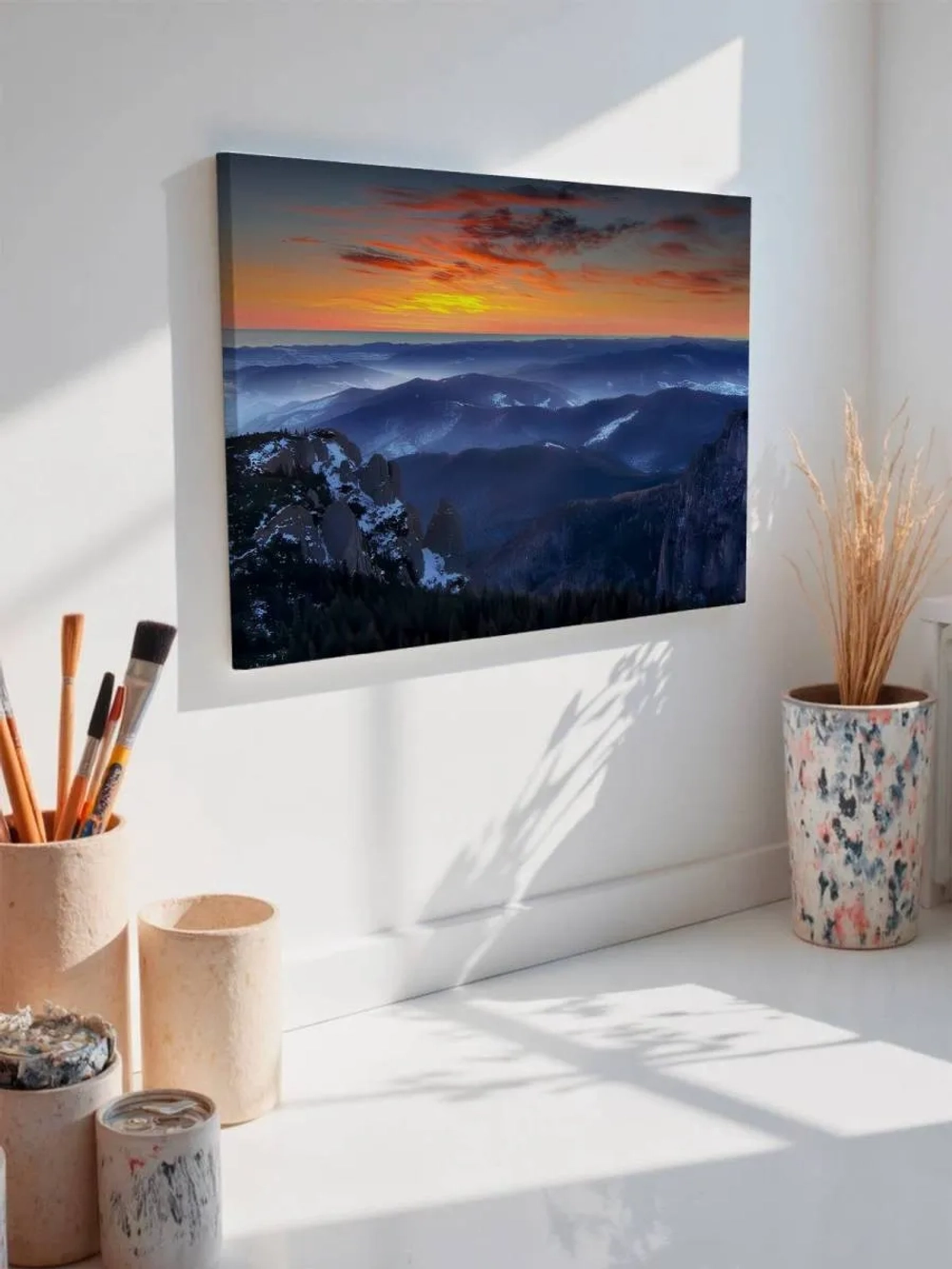 Картина на стену 40 X 50 Горный пейзаж
