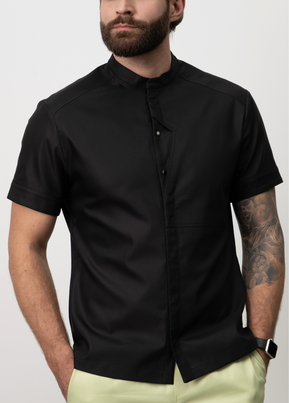 Рубашка с карманом-обманкой