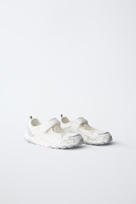 ZARA КРОССОВКИ BAREFOOT, БЕЛЫЙ