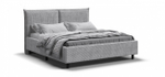 Кровать ЛЕО 160 Вельвет Корд серый