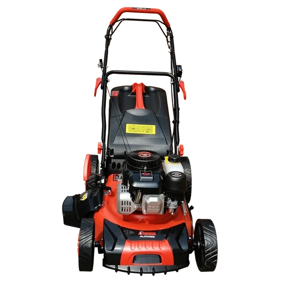 Газонокосилка бензиновая A-iPower ALM46S самоходная: 4.5 л.с., нож 46 см, 41108
