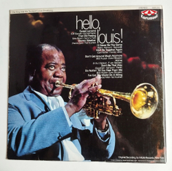 Винтажная виниловая пластинка LP Louis Armstrong Hello, Louis (Germany 1969)
