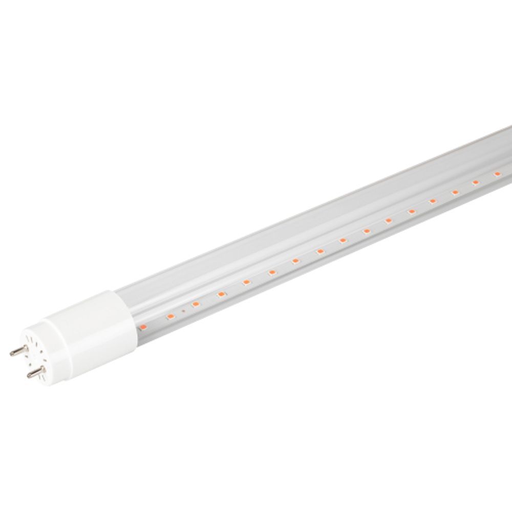 Фитолампа для растений светодиодная ЭРА FITO-9W-Rb-Т8+FITO-Holder IP65 2хG13 с выключателем 1.5м | Фитолампы T8