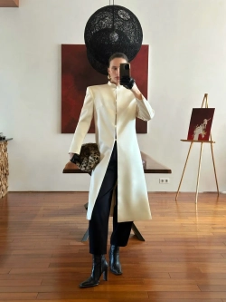 Плащ «Amélie» кремовый