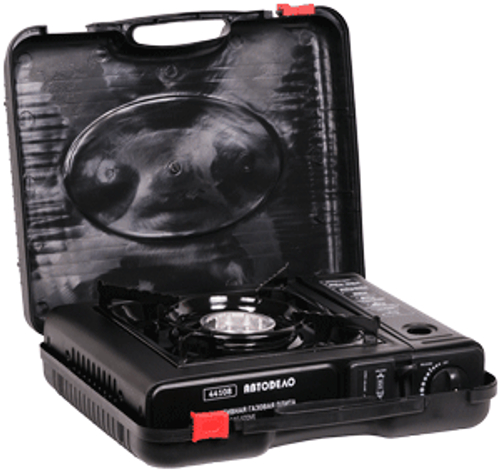 Газовая портативная плита (чемодан) с переходником