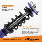 Complete Coilover Kits подходит для автомобиля Honda Accord Coil Over Suspension 2003-2007 lowering kit