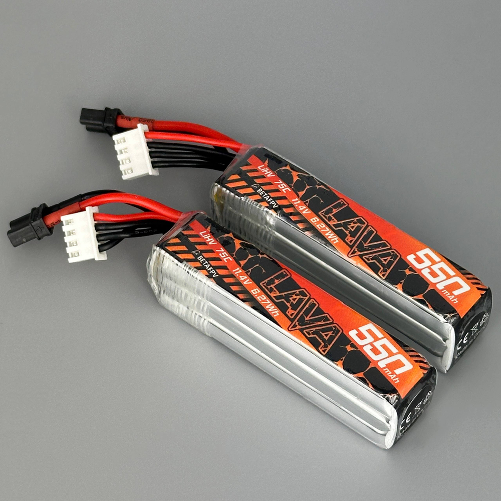 Аккумулятор Betafpv Lava 3S 550mAh 75C 11.4V 2шт.