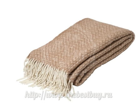 Плед из 100% шерсти новозеландских ягнят  Верди 140x200 см. - арт. (RR1-781-140-01)