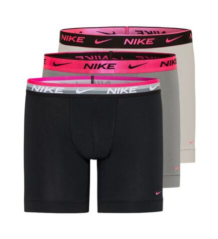 Боксерки теннисные Nike Everyday Cotton Stretch Boxer 3P - multicolor