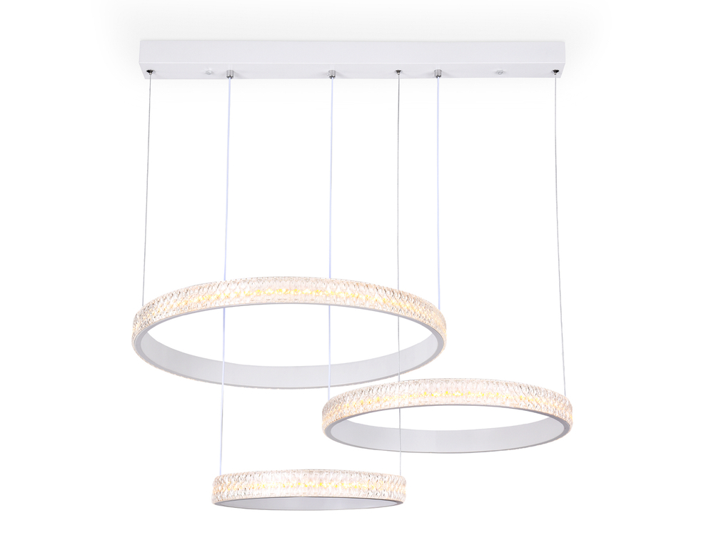 Потолочный светодиодный светильник с пультом FA6161 WH белый 99W 720*500*900 (ПДУ РАДИО 2.4)