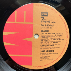 Винтажная виниловая пластинка LP Suzi Quatro Savage Silk (Япония 1974) (Без Оби)