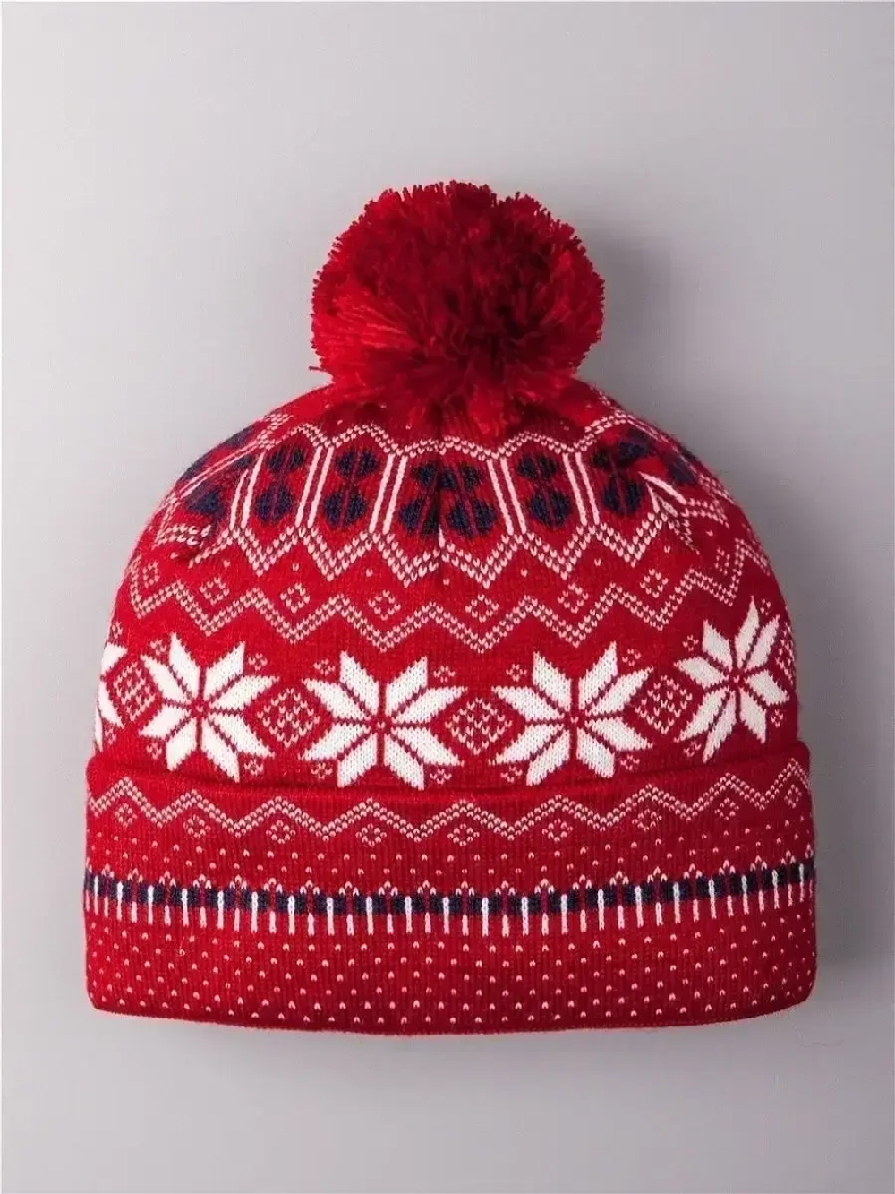 Шапка зимняя мужская вязаная