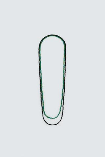 ZARA X AARON LEVINE КОМБИНИРОВАННЫЕ ОЖЕРЕЛЬЯ ИЗ 2 ШТУК, РАЗНОЦВЕТНЫЙ