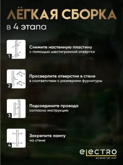 Светильник влагозащитный настенный уличный фасадный