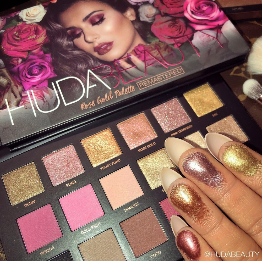 Huda Beauty Rose Gold Remastered palette