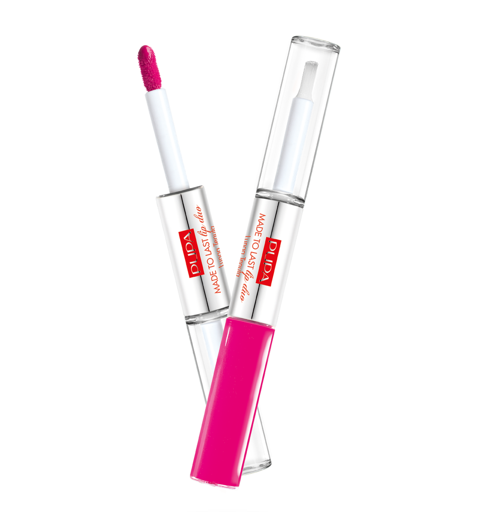 Pupa Тестер Помада для губ Made to Last Lip Duo, жидкая, тон №003, Страстная фуксия, 8 мл