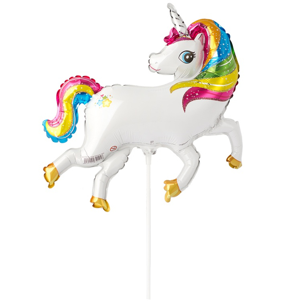 Шар Фольгированный Единорог радужный (Ассорти)