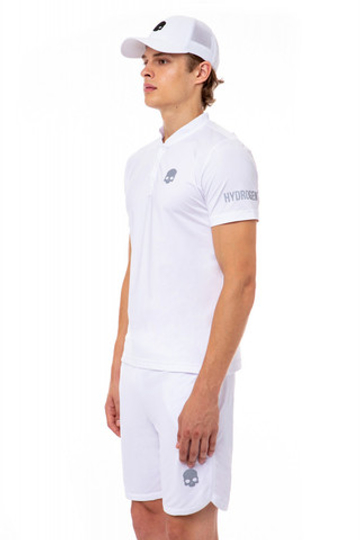 Мужское теннисное поло Hydrogen Tech Serafino Man - белый