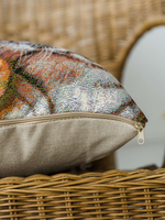 Наволочка гобеленовая декоративная для интерьерной подушки Дуэт 38*38