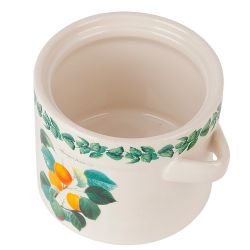 Банка для сыпучих продуктов + ложка" " 11,5х9,5х11,5см v=450мл (керамика)(подарочная уп.)