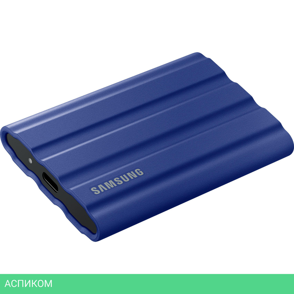 Внешний накопитель Samsung T7 Shield 2TB синий (MU-PE2T0R/WW)