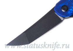 Нож Hoback Radford Titanium Juma Blue Snake CPM20CV DLC BWфотография - 2