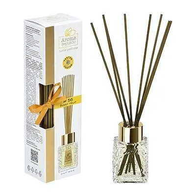 AROMA REPUBLIC Ароматический диффузор в стеклянном флаконе 50 мл,»№56 Sunny fruit» /12