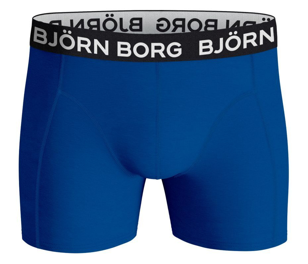 Мужские спортивные боксеры Björn Borg Cotton Stretch Boxer 3P - black/blue/print