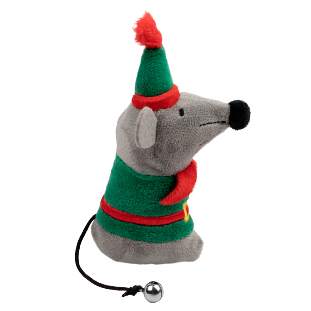 85060 Игрушка для кошек Серая мышка 15 см, серия X-mas TALES, GiGwi
