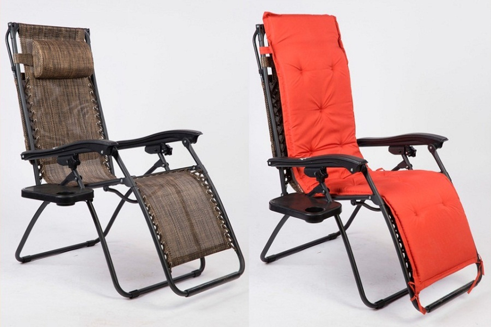 Кресло-шезлонг ZD-1, цвет бронза, без столика