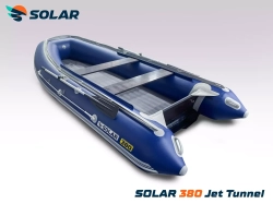 Надувная ПВХ лодка SOLAR 380 jet tunnel