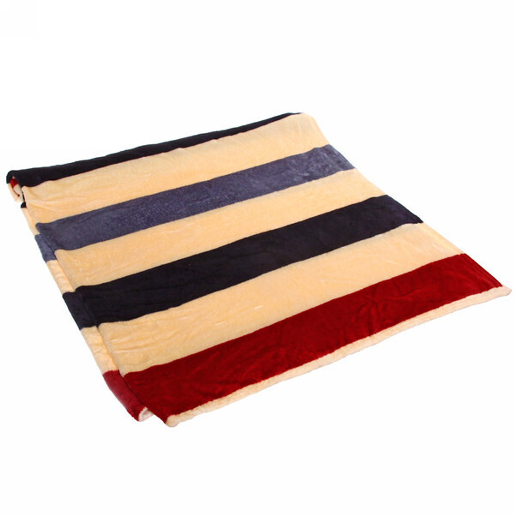 Плед 150*200см «Абстракция» микрофлис Ультрамарин