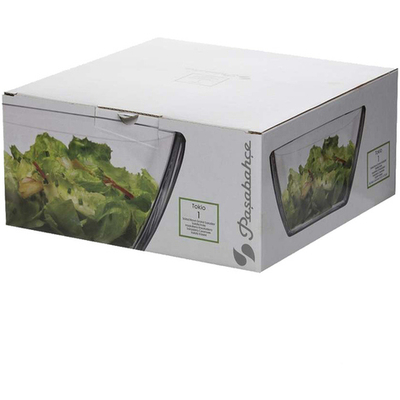 Салатник стеклянный 24см*24см «Токио» 53076B