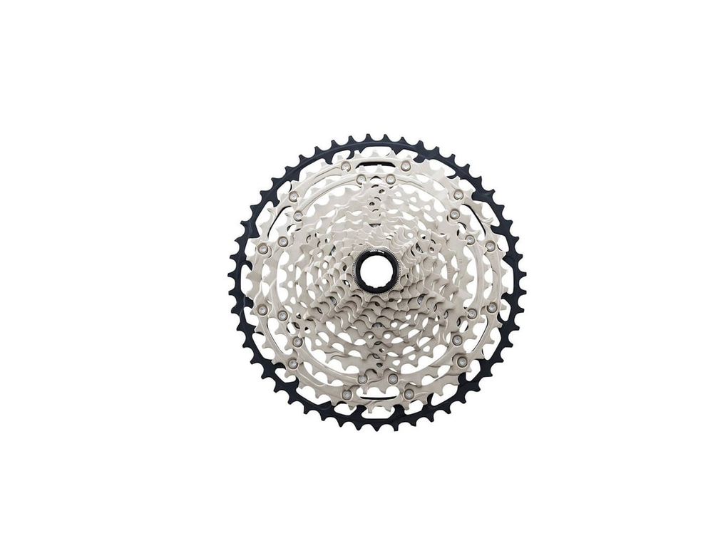 Кассета Shimano SLX, M7100, 12 скоростей, 10-51Т, черно-серебристая