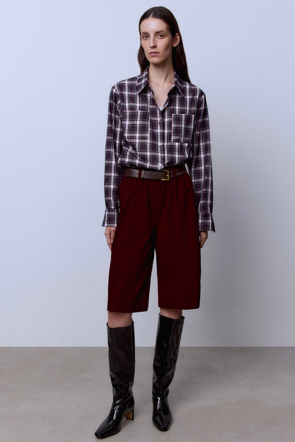 Бермуды из полушерсти