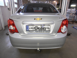 Фаркоп оцинкованный Galia C063C для Chevrolet Aveo седан 2012-(паспорт и сертификат в комплекте)(без электрики)