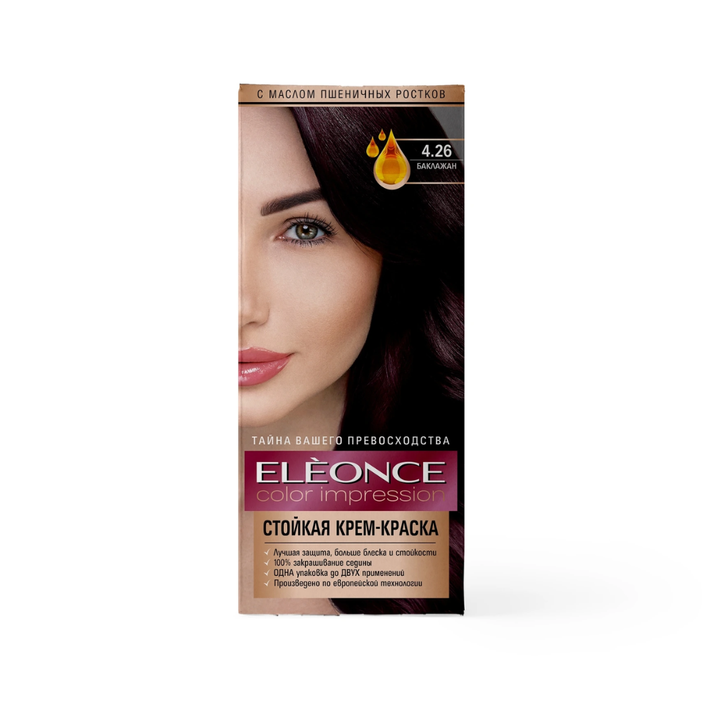 Краска для волос Eleonce №4.26 Баклажан 25 мл