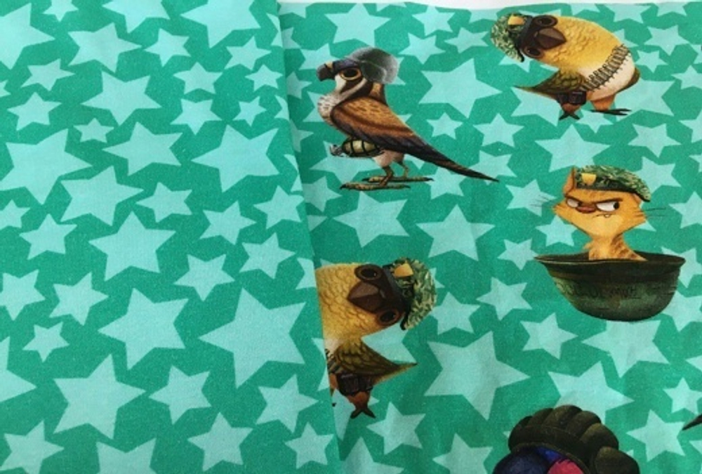 Кулир (принт). Отряд Птички и Звёзды второй отрез