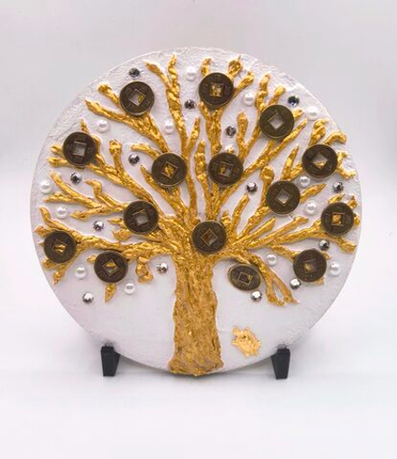 Панно на подставке "Денежное дерево"