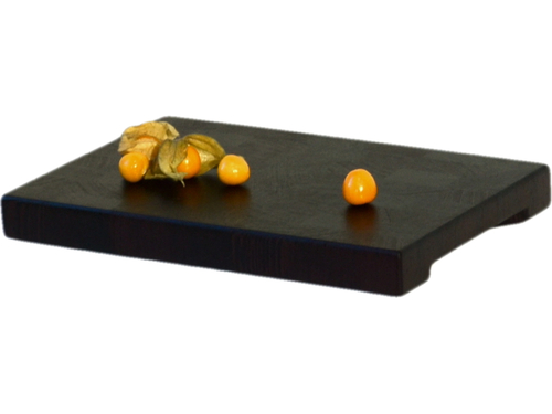 Торцевая разделочная доска 30x20x3 см. венге, арт. 018