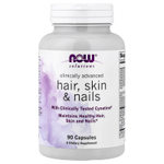 NOW Foods, Solutions, для здоровья волос, кожи и ногтей, 90 капсул