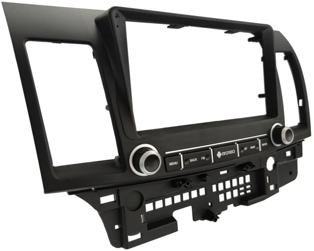 Магнитола для Mitsubishi Lancer X 2007-2016 (рамка с крутилками и кнопками) - Teyes CC3 на Android 10, QLED, ТОП процессор, 4Гб+32Гб, CarPlay, 4G SIM-слот