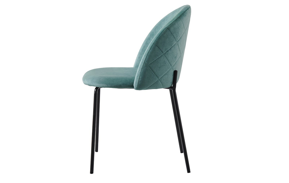 Стул C-962  Marine зеленый/матовый черный