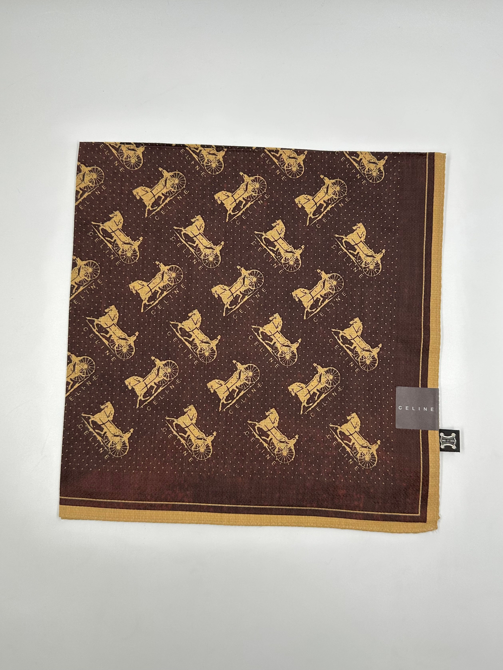 Платок коричневый Celine