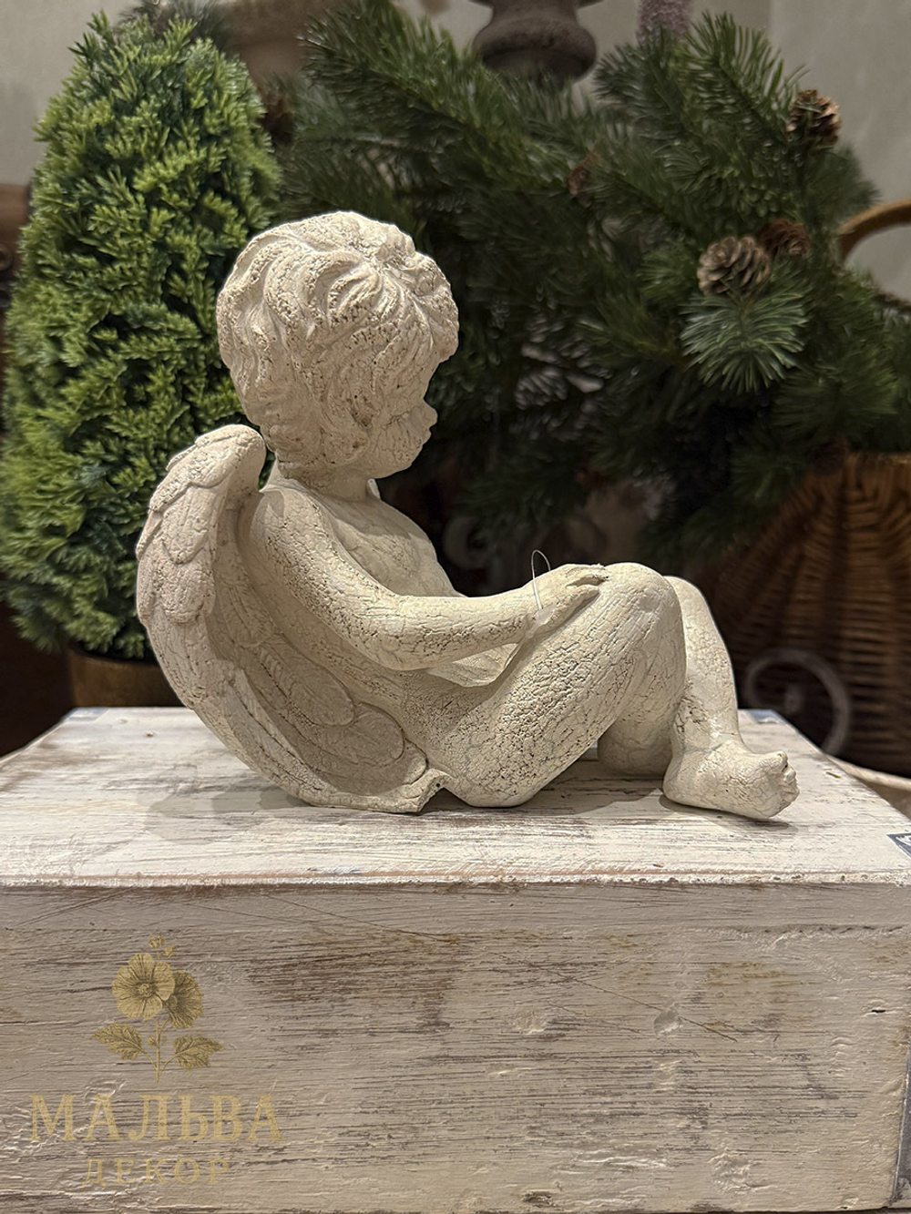 Декоративная фигурка "Ангел" 13x17x15 см