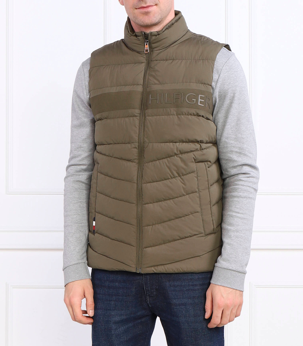 безрукавка Tommy Hilfiger - зеленый(MW0MW29018)