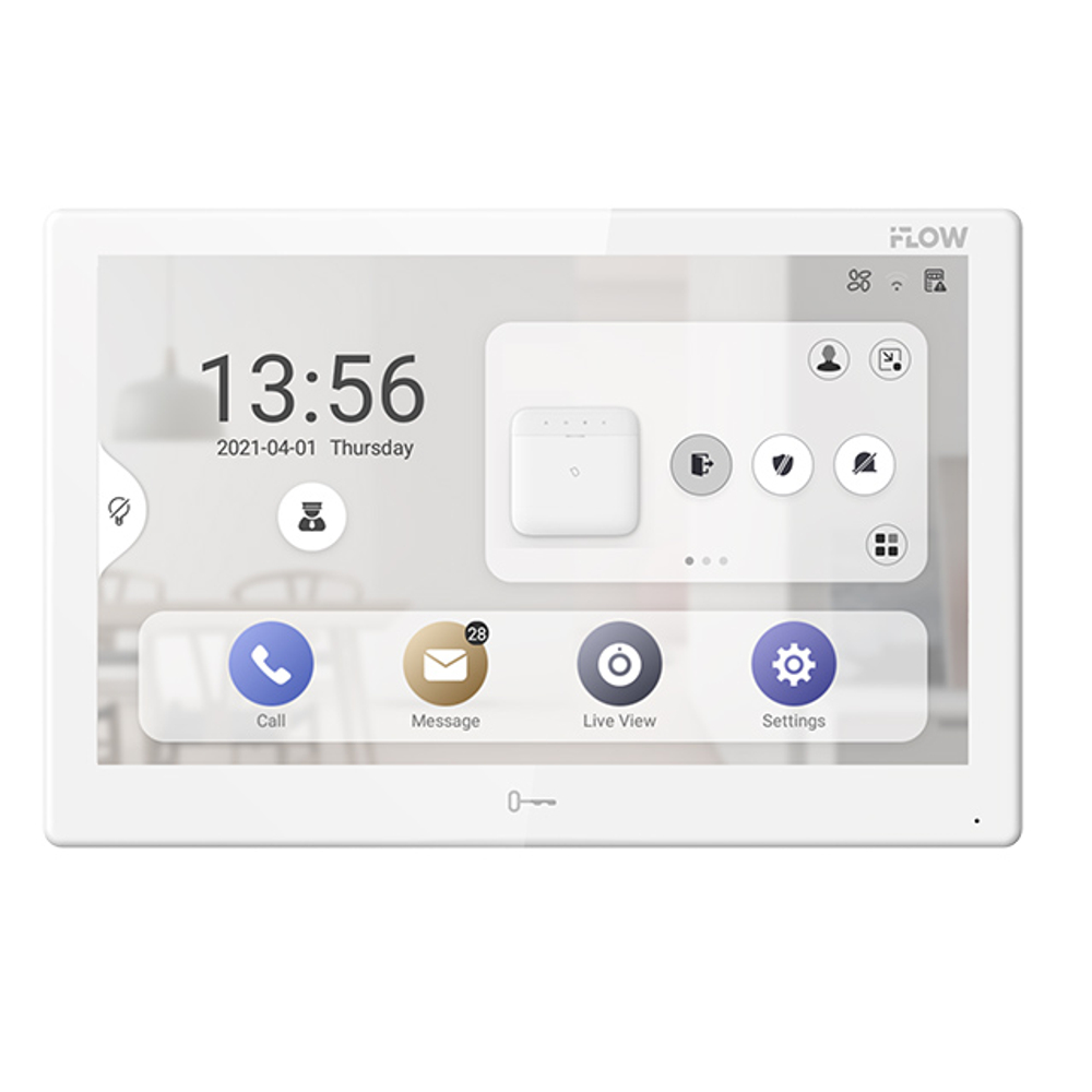 F-VI-3562IPWE1/White 10“ IP видеодомофон с Wi-Fi, белый
